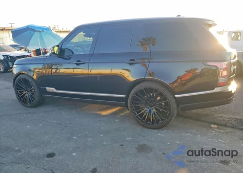 2016 Land Rover Range Rover Hse z USA, uszkodzony, nr VIN SALGS2PFXGA292672